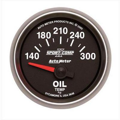 Auto Meter Sport-Comp II Electric Oil Temperature Gauge - 3648